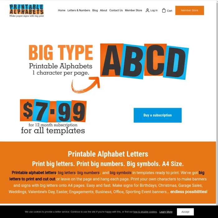 Printable Alphabets